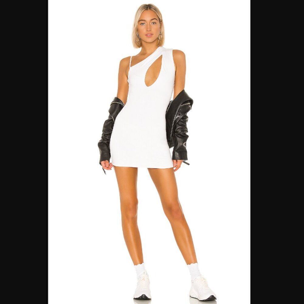 NWT Revolve x h:ours Safia Mini Dress in White | Size XS